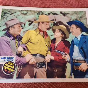 Roll Along Cowboy - Western Lobby Cards