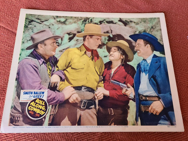 Roll Along Cowboy - Western Lobby Cards