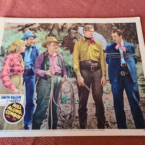 Roll Along Cowboy - Western Lobby Cards