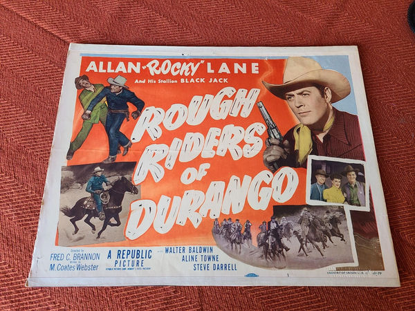 Rough Riders Of Durango - Western Lobby Cards