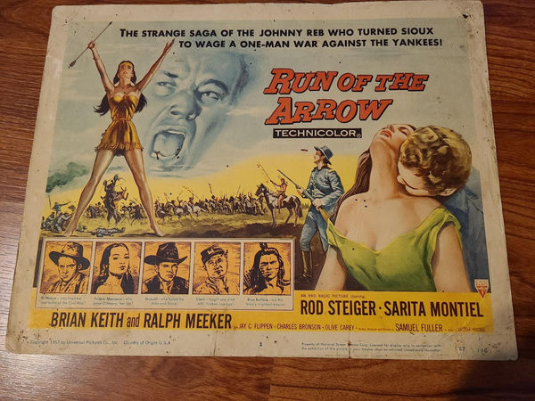 Run Of The Arrow - Western Lobby Cards