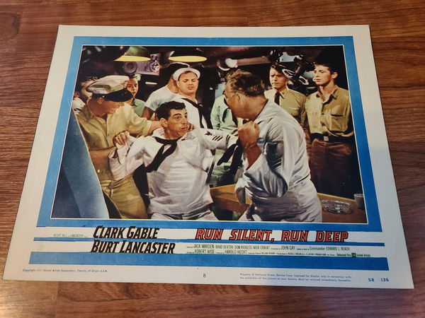 Run Silent Run Deep - Military/Aviation Lobby Cards