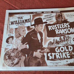 Rustler's Ransom/ Gold Strike - Western Lobby Cards