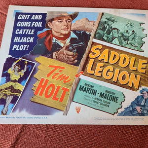 Saddle Legion - Western Lobby Cards