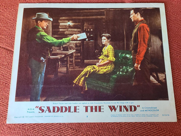 Saddle The Wind - Western Lobby Cards