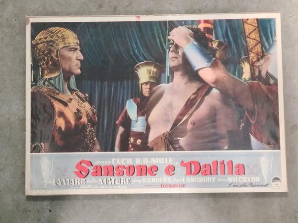 Samson And Delilah - Italian Cards