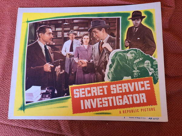 Secret Service Investigator - General Lobby Cards