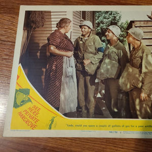 See Here Private Hargrove - Military/Aviation Lobby Cards