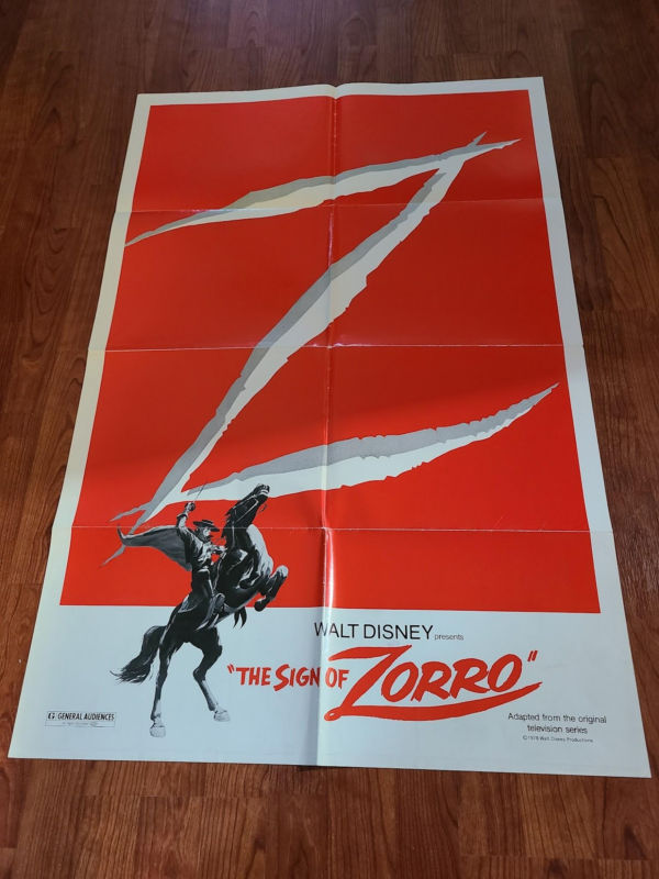 Sign Of Zorro - 1 Sheets/US