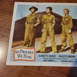 So Proudly We Hail - Military/Aviation Lobby Cards