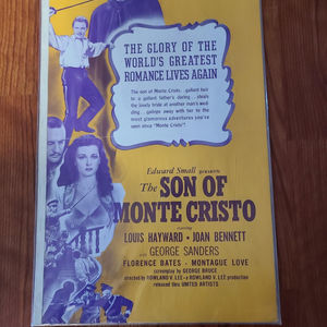 Son Of The Monte Cristo - Press Books