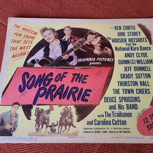 Song Of The Prairie - Western Lobby Cards