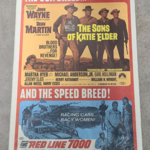 Sons Of Katie Elder/ Red Line 7000 - 1 Sheets/US