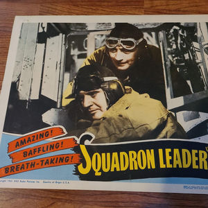 Squadron Leader X - Military/Aviation Lobby Cards