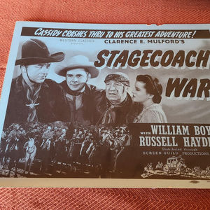 Stagecoach War - Western Lobby Cards