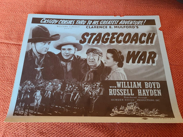 Stagecoach War - Western Lobby Cards