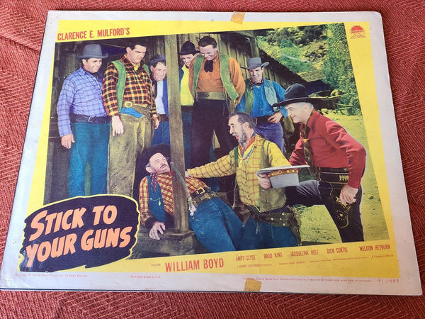 Stick To Your Guns - Western Lobby Cards