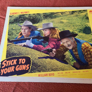 Stick To Your Guns - Western Lobby Cards