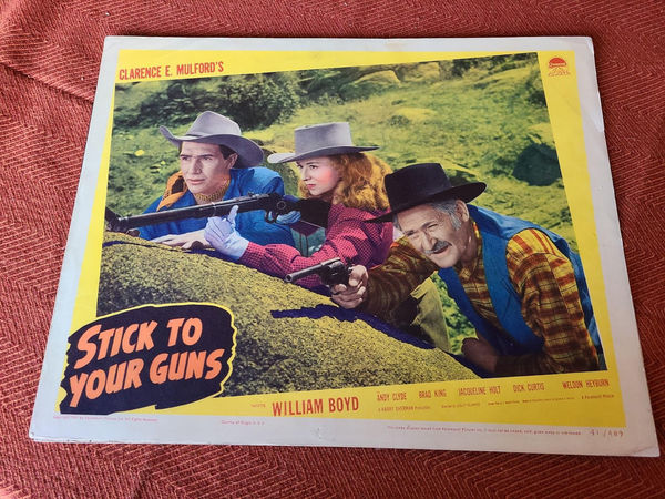 Stick To Your Guns - Western Lobby Cards