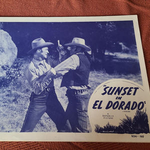 Sunset In El Dorado - Western Lobby Cards