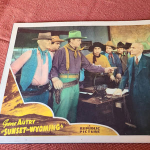 Sunset In Wyoming - Western Lobby Cards