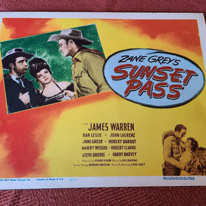 Sunset Pass - Western Lobby Cards