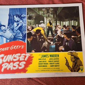 Sunset Pass - Western Lobby Cards