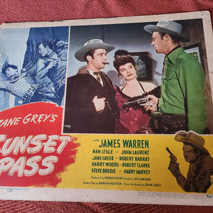 Sunset Pass - Western Lobby Cards