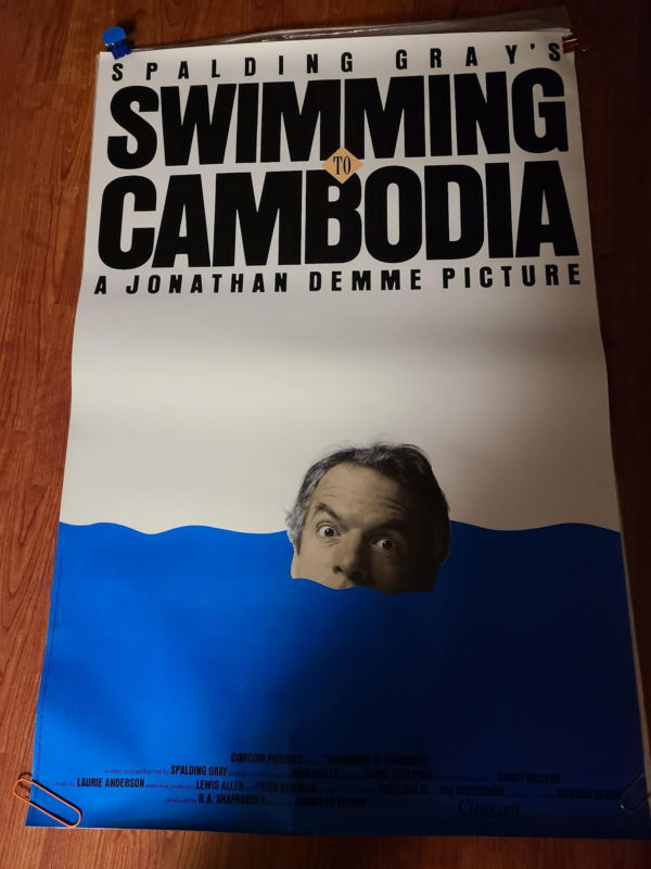 Swimming To Cambodia - 1 Sheets/US