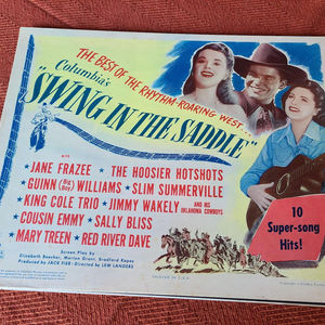 Swing In The Saddle - Western Lobby Cards