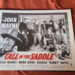 Tall In The Saddle - Western Lobby Cards