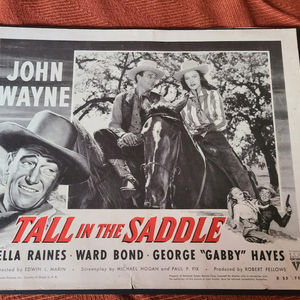 Tall In The Saddle - Western Lobby Cards