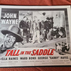 Tall In The Saddle - Western Lobby Cards