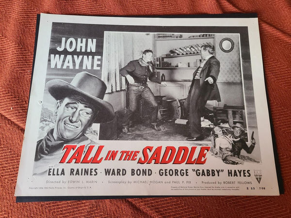 Tall In The Saddle - Western Lobby Cards