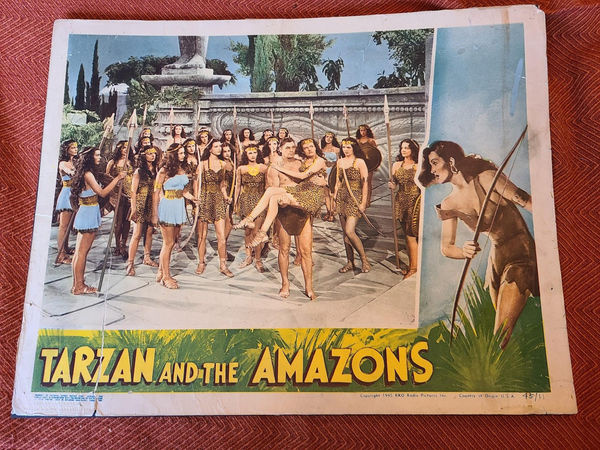 Tarzan And The Amazons - General Lobby Cards