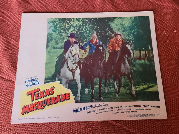 Texas Masquerade - Western Lobby Cards