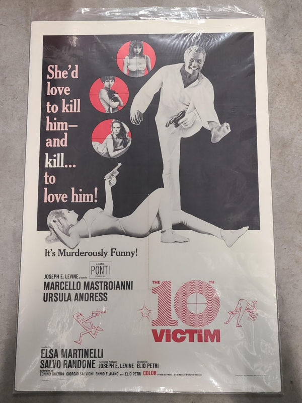 The 10th Victim - 1 Sheets/US