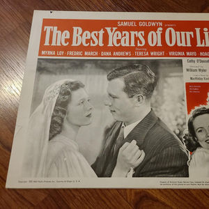 The Best Years Of Our Lives - Military/Aviation Lobby Cards