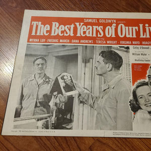 The Best Years Of Our Lives - Military/Aviation Lobby Cards