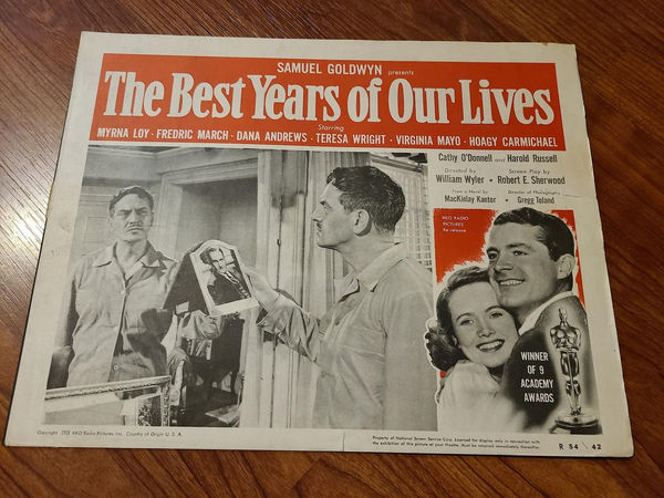 The Best Years Of Our Lives - Military/Aviation Lobby Cards