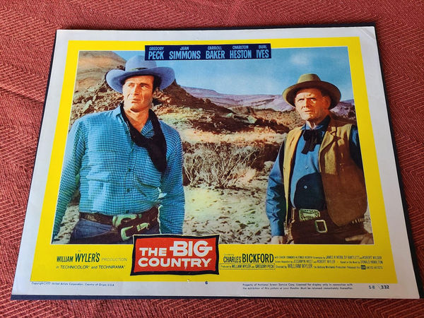 The Big Country - Western Lobby Cards