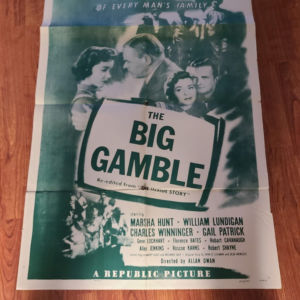 The Big Gamble - 1 Sheets/US