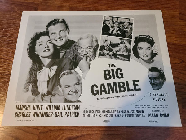 The Big Gamble - Title Cards