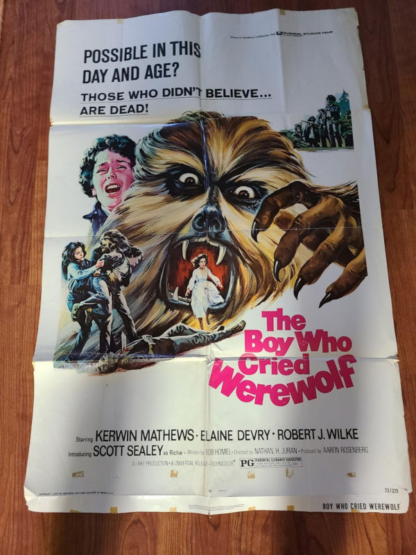 The Boy Who Cried Werewolf - 1 Sheets/US