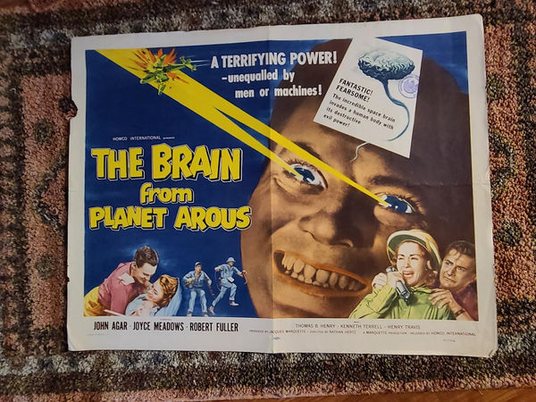 The Brain From Planet Arous - Half Sheets