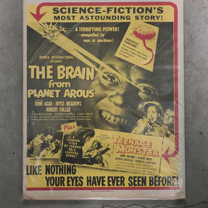 The Brain From Planet Arous - Window Cards