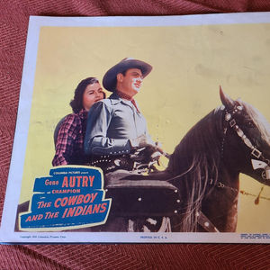 The Cowboy And The Indians - Western Lobby Cards