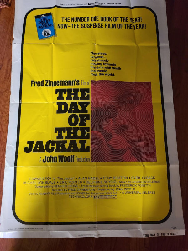 The Day Of The Jackal - 1 Sheets/US