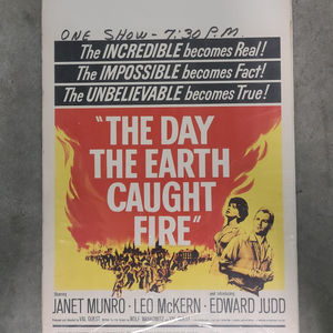 The Day The Earth Caught Fire - Window Cards