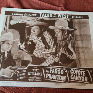 The Fargo Phantom/ Coyote Canyon - Western Lobby Cards